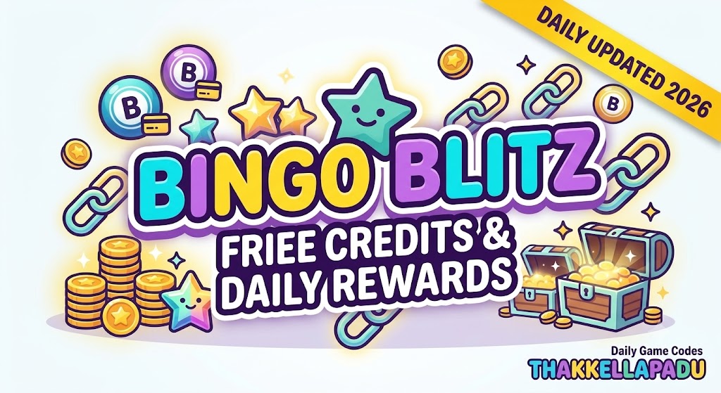 Bingo Blitz Free Credits Links Banner