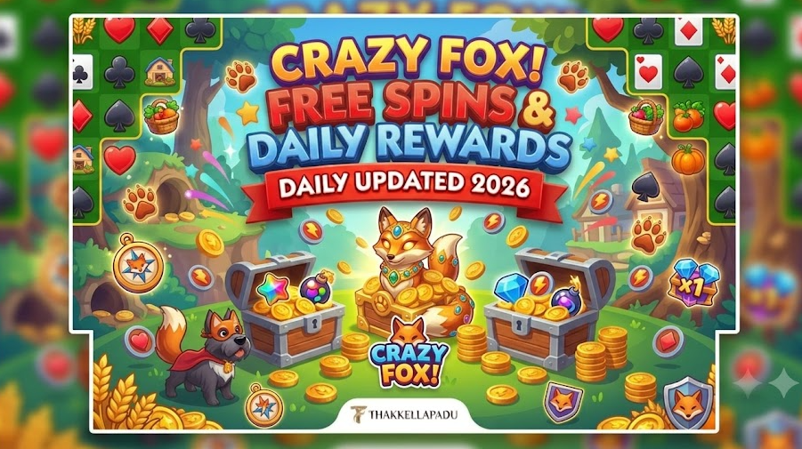 Crazy Fox Free Spins and Coins Daily Links