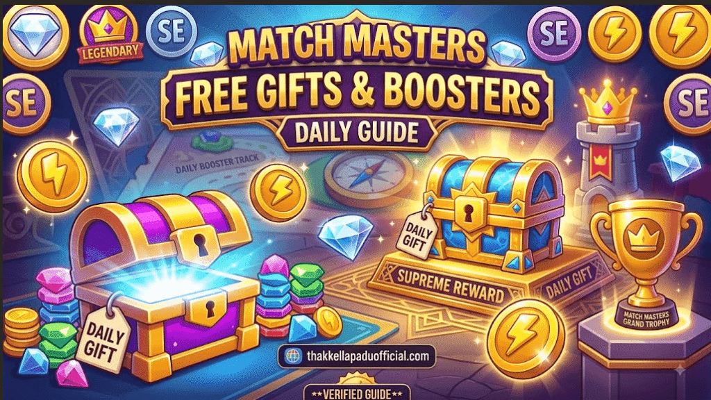 Match Masters free gifts