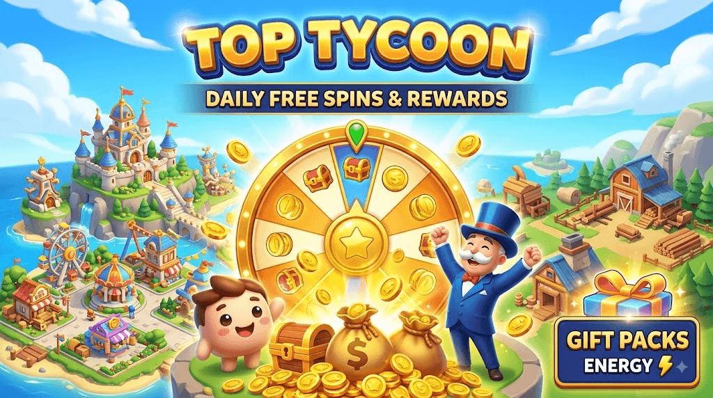 Top Tycoon Game Reward Daily Links