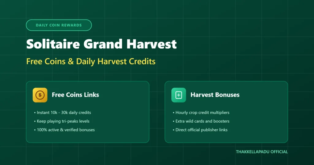 solitaire grand harvest free coins
